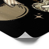 Camo Checkered Cherry Bow, Hunting,checkered Patte Poster (Hoek)