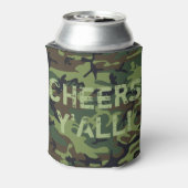Camo Cheers Y'All Blikjeskoeler (Blikje Achterkant)