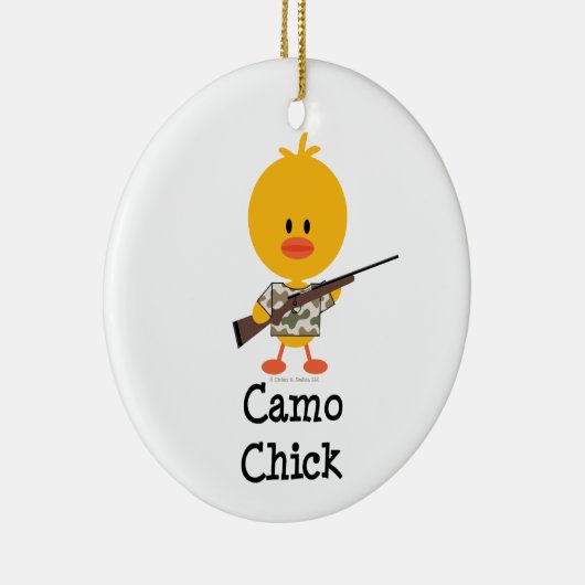 Camo Chick Ornament (Rechts)
