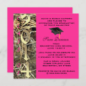 Camo Classic Elegant 2014 Afstuderen Uitnodiging (Voorkant / Achterkant)