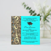 Camo Classic Elegant 2016 Graduation Invitation (Debout devant)