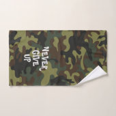Camo classique essayé et rectifient n'abandonnent (Serviette à main)