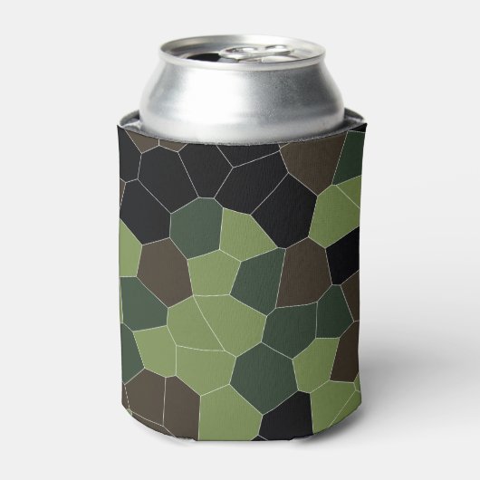 Camo Color Pattern Blikjeskoeler (Blikje Voorkant)