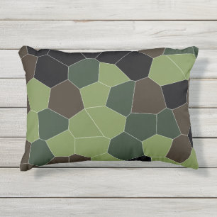 Camo Colour Cool Patroon Buitenkussen