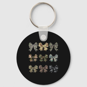 Camo Coquette Bow Duck Hunt Eend Jagen Voor Mannen Sleutelhanger