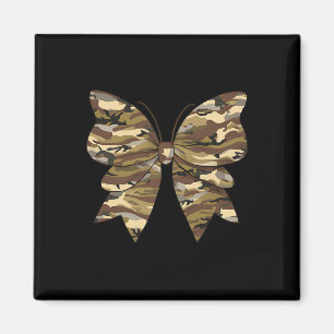 Camo Coquette Bow Eend Jacht Vrouwen Schattige But Magneet