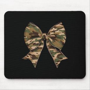 Camo Coquette Bow Eend Jachtmeisjes Kinder Vrouwen Muismat