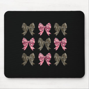 Camo Coquette Bow Eend Jagen Kinder Meisjes Bogen Muismat