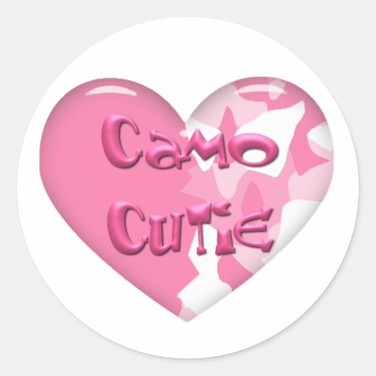 Camo Cutie stickers (Voorkant)