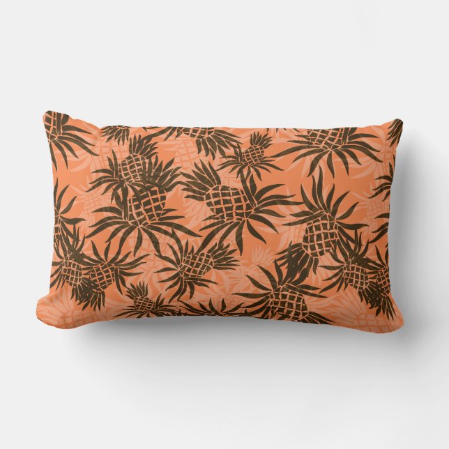 Camo d'ananas Hawaiian Lumbar Coussins (Recto)