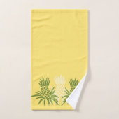 Camo d'ananas Hawaiian Tropical Coordinate-Jaune (Serviette à main)