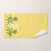 Camo d'ananas Hawaiian Tropical Coordinate-Jaune (Serviette à main)