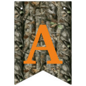 Camo Deer Chasse Buck Bannière Hommes Anniversaire (Troisième drapeau)