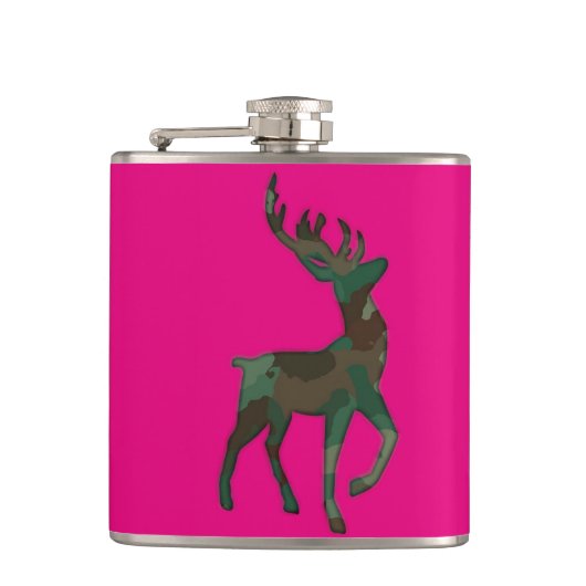 Camo Deer Heupfles (Voorkant)