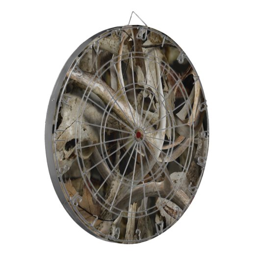 Camo Deer Skulls Dartbord (Voorkant Links)