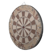 Camo Desert Camouflage Dartbord (Voorkant Rechts)