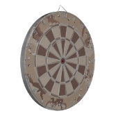 Camo Desert Camouflage Dartbord (Voorkant Links)