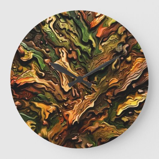Camo Design Grote Klok (Voorkant)