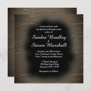 Camo Design Wedding Uitnodiging