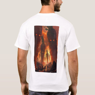 Camo d'impression T-shirt Apocalyptique paysage fo