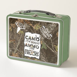 Camo en Ammo Metal Lunch Box