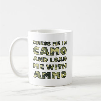 Camo en munitie Grappige jachtmok Koffiemok