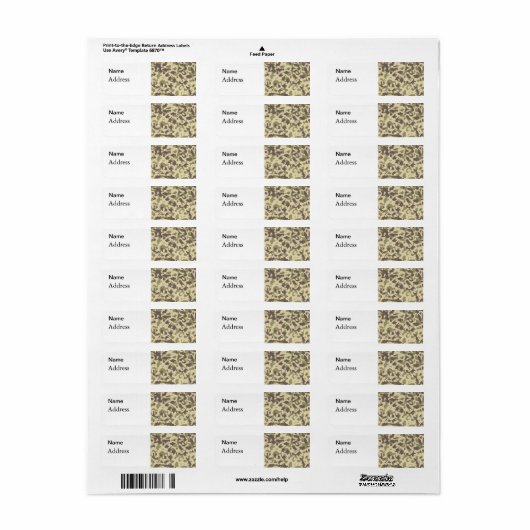 Camo Etiket (Full Sheet)