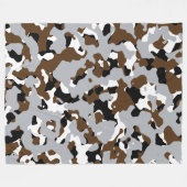 CAMO FLEECE DEKEN (Voorkant (Horizontaal))