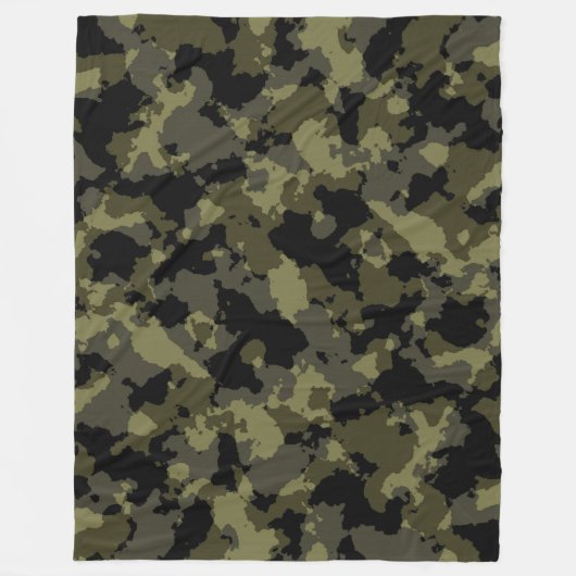 CAMO FLEECE DEKEN (Voorkant)