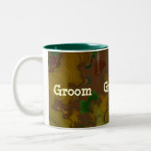Camo Fractal Groom Mug (Gauche)
