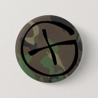 camo, Geocaching Ronde Button 5,7 Cm