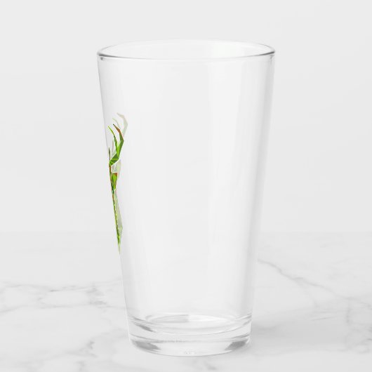 Camo Geometrisch Hertenhoofd Glas (Links)