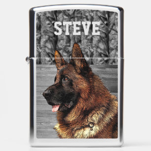 Camo German Shepherd Hondenras Animal Name