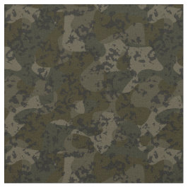 Camo green abstract stof