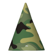 Camo Green | Verjaardag leger Feesthoedjes (Rechts)