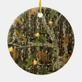 Camo Hunting Deer Monogram Ornament (Achterkant)