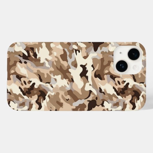 Camo Imprimer iPhone 14 Coque (Verso (horizontal))
