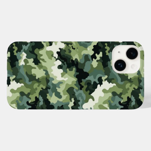 Camo Imprimer iPhone 14 Coque (Verso (horizontal))
