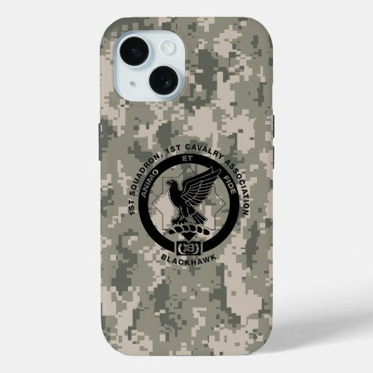 Camo iPhone 15 Hoesje (Achterkant)