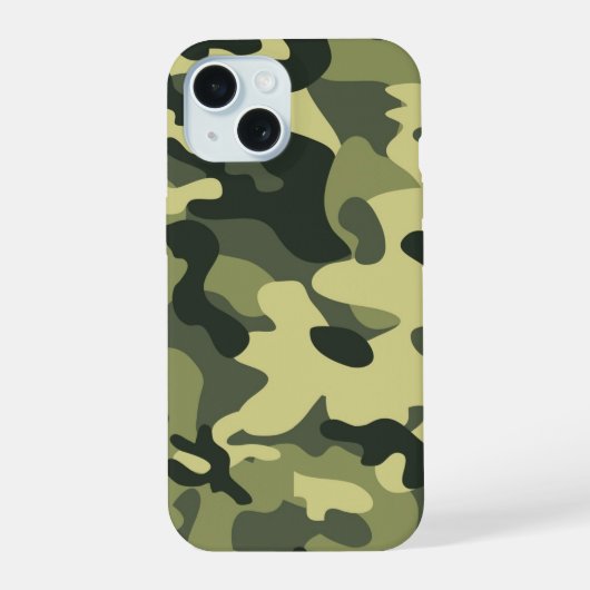 Camo iPhone 15 Hoesje (Achterkant)