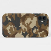Camo iPhone 5 Coque Brown (Dos (Horizontal))