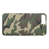 Camo iPhone 7 Plus, Barely Daar Hoesje (Achterkant (Horizontaal))