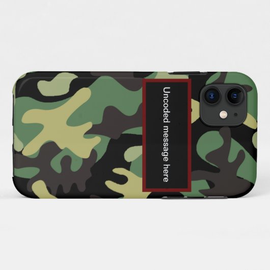 Camo iPhone / coque ipad (Dos (Horizontal))