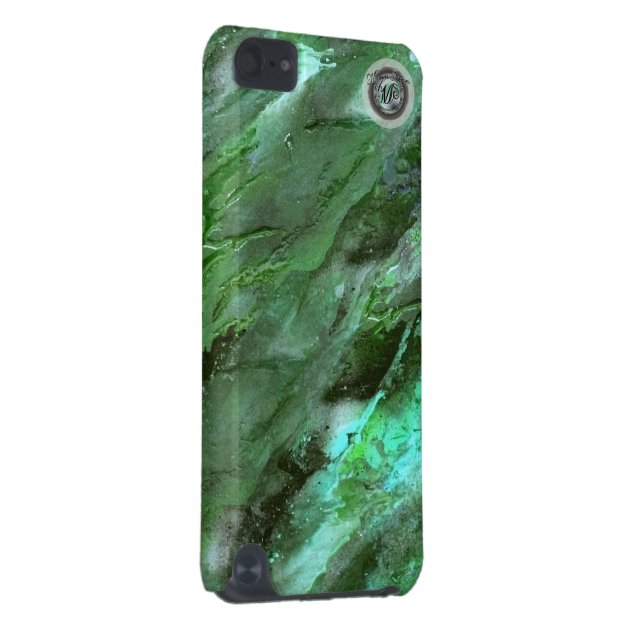 Camo iPod Touch 5g Dark Green Liquid coque (Dos/Droit)