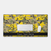 Camo jaune et vert, camouflage, militaire, armée (Clavier et souris)