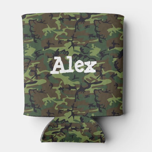 Camo je bier! blikjeskoeler (Achterkant)