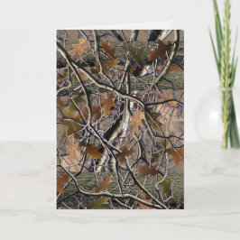 Camo Kaart, Verjaardagen, Evenementen, Jagen, Dank Kaart