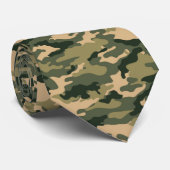 Camo kaki et olive du cravate des hommes de (Roulé)
