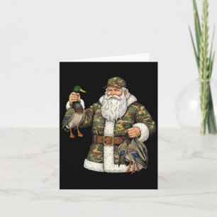Camo Kerstman Wilde Eend Jacht Kerstmis Jager G Kaart