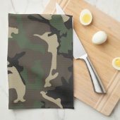 Camo, keukenhanddoek (Quarter Fold)